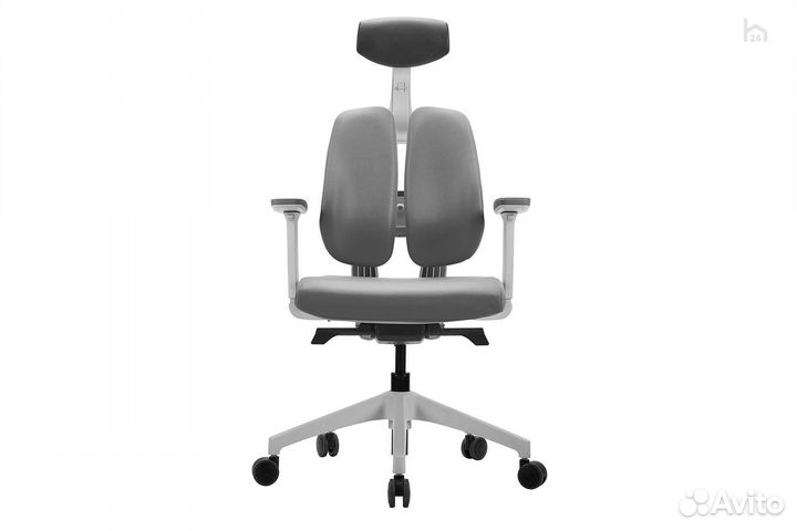 Кресло компьютерное ортопедическое D200-W-1DGY1 Тк