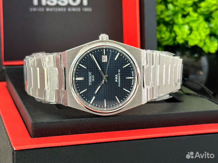 Часы мужские Tissot PRX T137.407A синий цвет