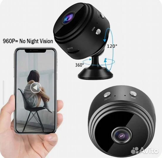 Камера мини безпроводная wi-fi