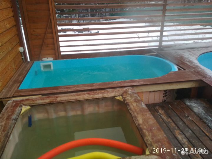 Парение в русской бане,Купели у леса.спа комплекс