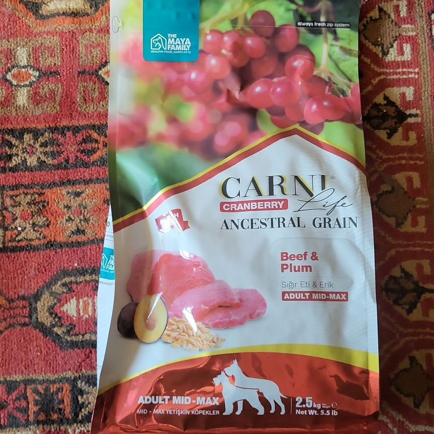 Сухой корм для собак carni cranberry