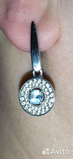 Серебряные серьги 925 пробы