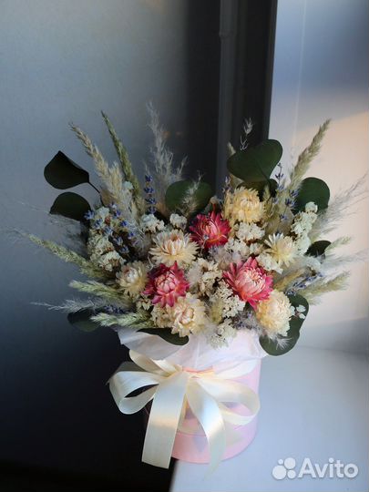 Букет из сухоцветов, лаванда