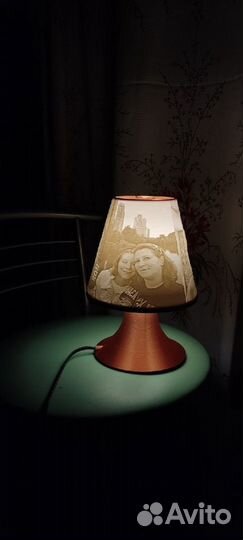 Настольная лама с вашей фотографией