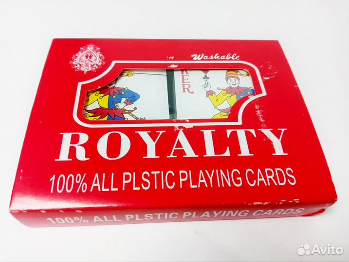 Карты игральные пластиковые Royal 2 колоды