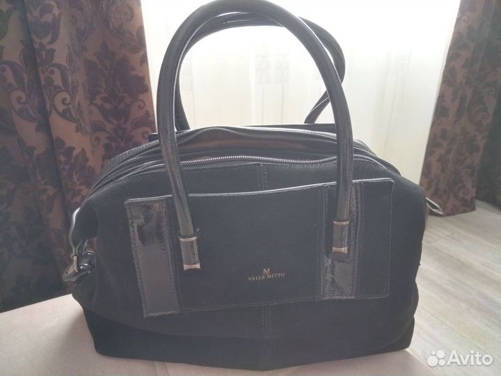 Сумка замшевая