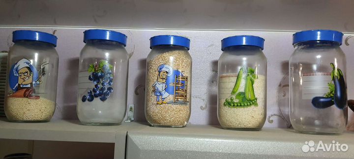 Набор банок для сыпучих продуктов