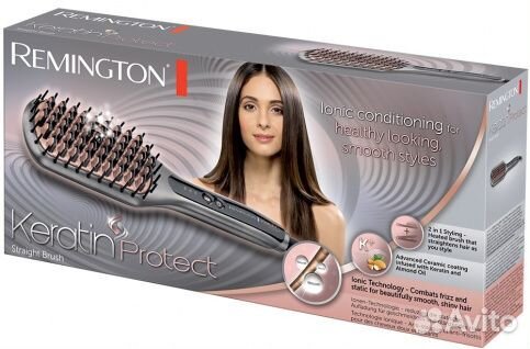 Расческа-выпрямитель Remington Keratin Protect Sta