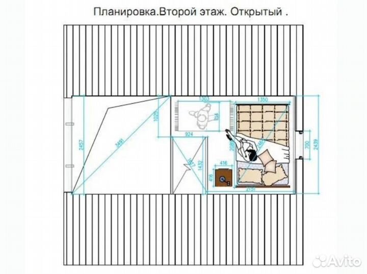 Дом Афрейм 37 м2