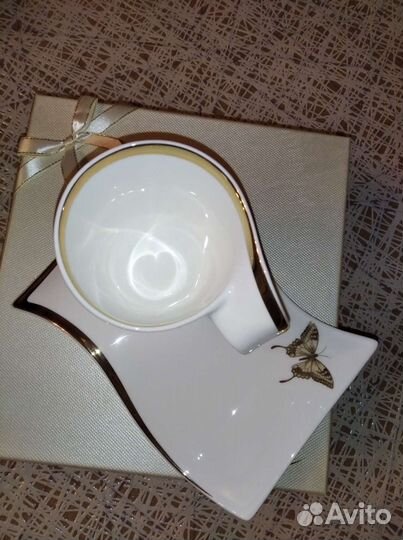Чайная пара(фарфор ). Набор подарочный