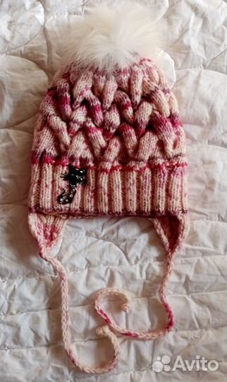 Новая шапка шлем зимняя на девочку