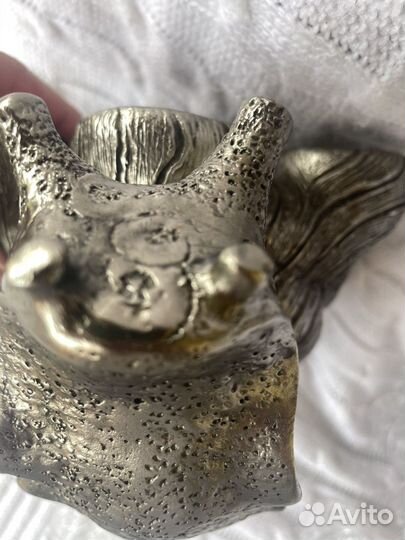 Хрустальный набор стопок с графином в улитке