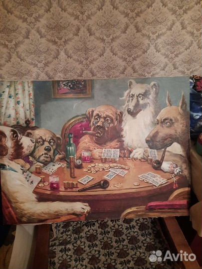 Картина маслом на холсте на подрамнике