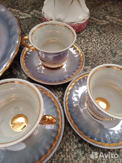 Кофейный сервиз СССР и стекло. Лот