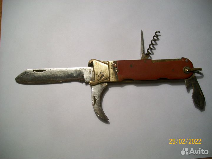 Нож охотничий Давыдково с экстракторами СССР