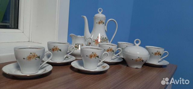 Сервиз кофейный на 6 персон гдр