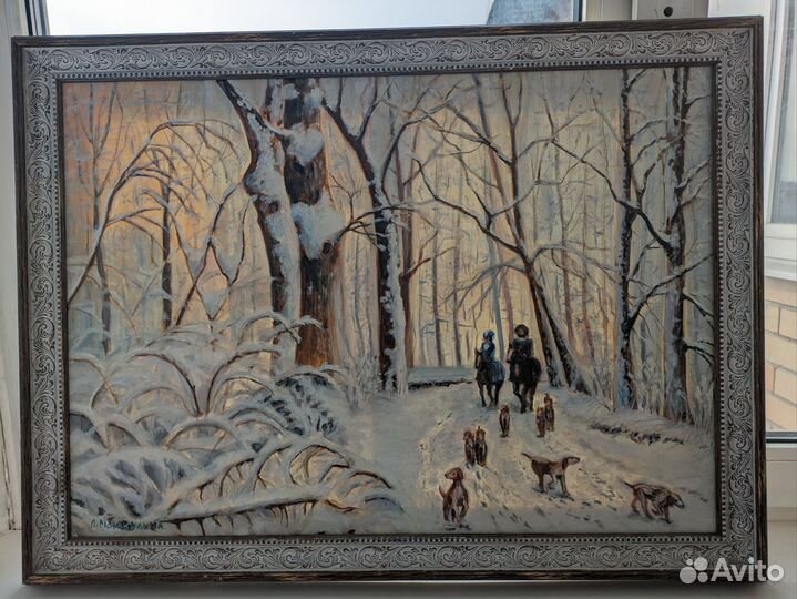 Картина маслом на холсте пейзаж