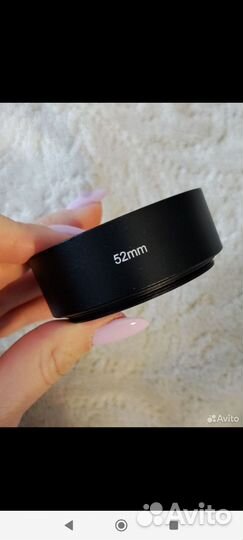 Бленда 52 mm, крышка оригинальная Canon