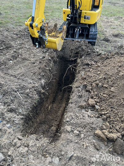 Услуги миниэкскаватора