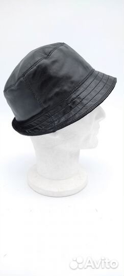 Шляпа-панама из натуральной кожи