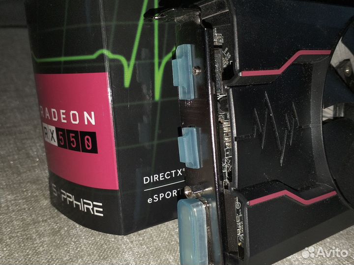 Видеокарта rx550 4gb Sapphire pulse