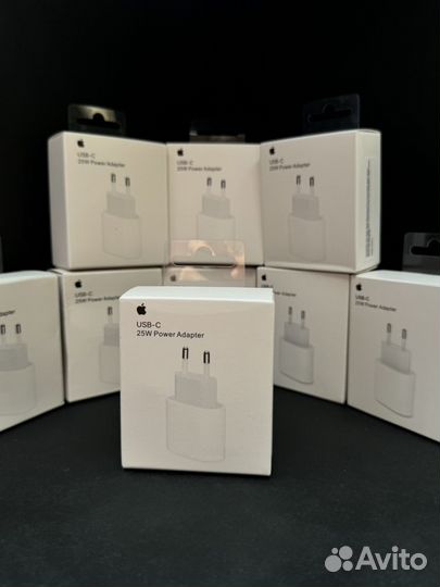 Зарядка на iPhone 25w + кабель