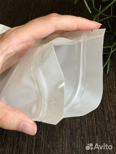 Пакет дой пак белый с прозрачным овальным окном