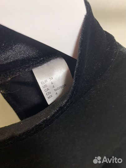 Платье бархатное