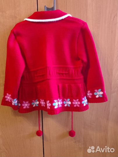Трикотажная кофта для девочки
