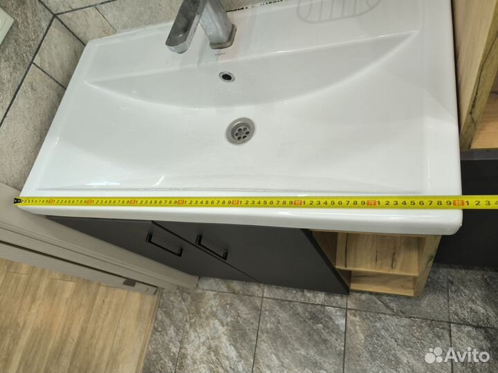 Тумба для ванной с зеркалом бу