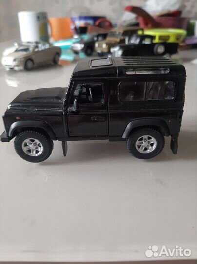 Land rover defender, welly, примерно 1:43