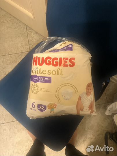 Подгузники хаггис 6
