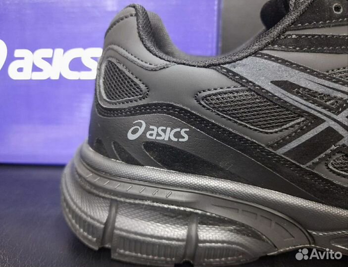 Кроссовки Asics большие размеры артикул 125 чёрн