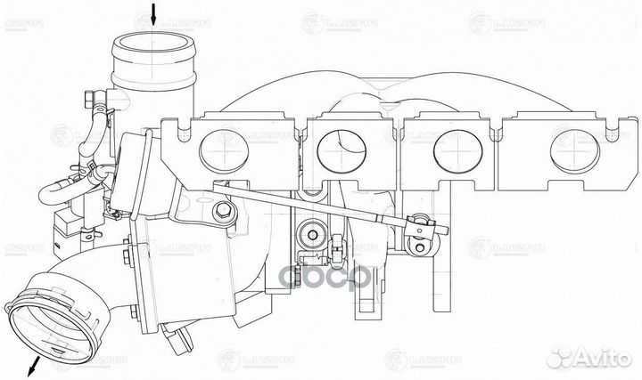 Турбокомпрессор для а/м Skoda Octavia (04) /VW