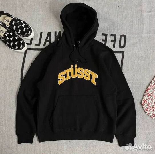 Худи stussy pigment dyed