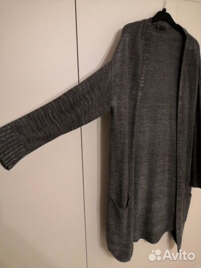 Кардиган женский вязанный удлененный