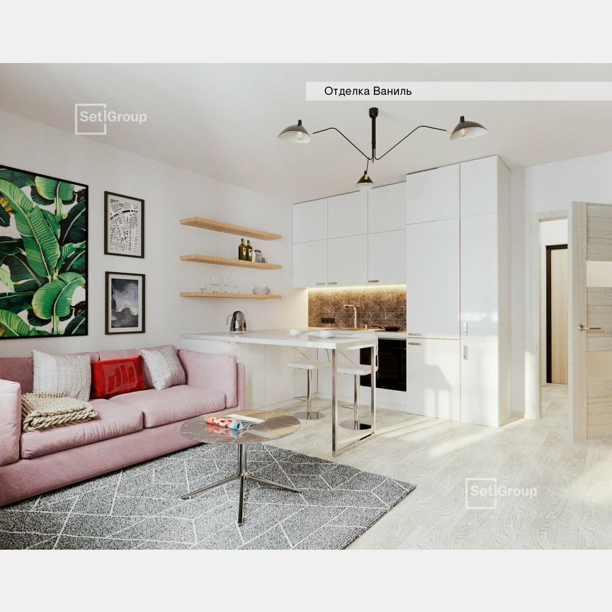 Квартира-студия, 25,4 м², 9/25 эт.
