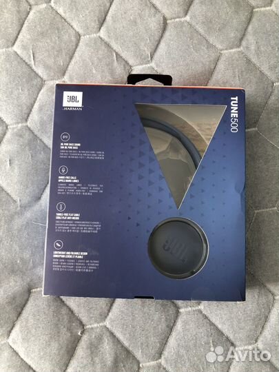 Наушники проводные JBL Tune 500 Синие