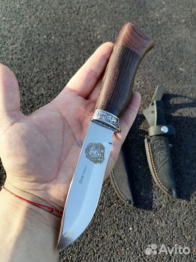 Якутский охотничий нож + кожаные ножны