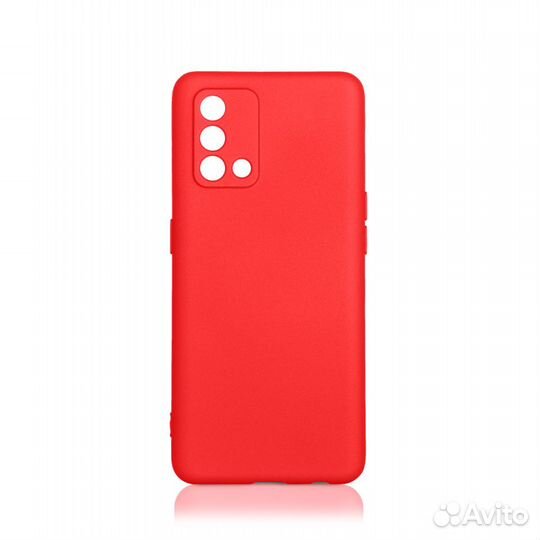 Силиконовый чехол с микрофиброй для Oppo A74 (4G)