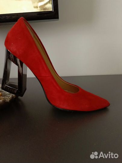 Туфли женские 37 размер натуральная замша