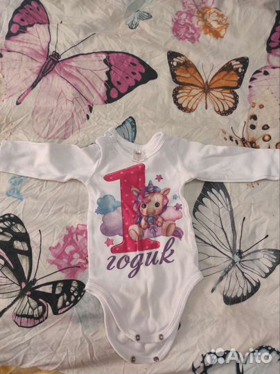 Боди для девочки 80