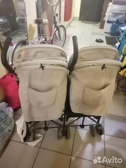 Коляска-трость для двойни