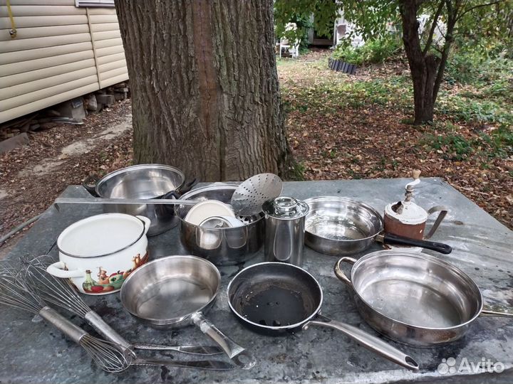 Кастрюли нержавейка бу