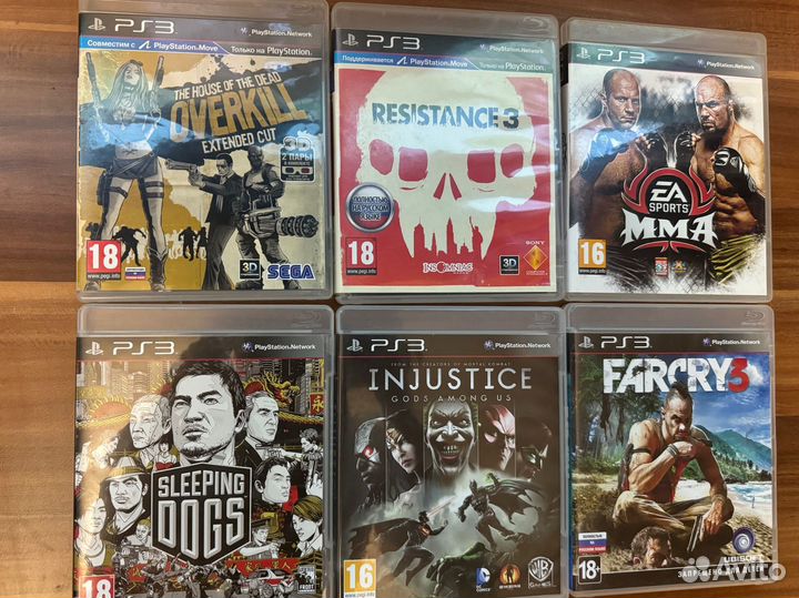 Игровые диски на ps3