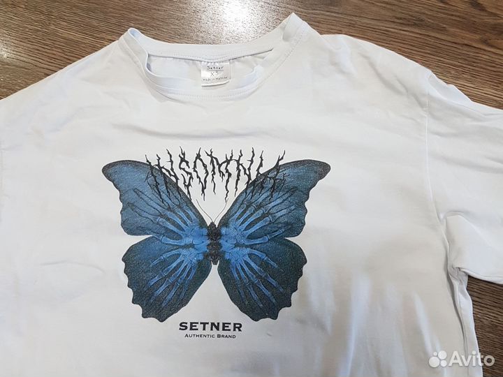 Лонгслив Setner с бабочкой