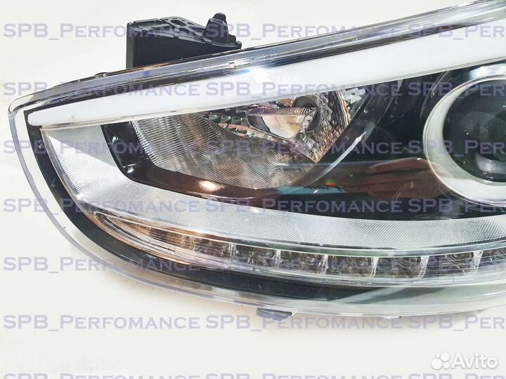 Hyundai Solaris дорест 10-14 фара левая галоген