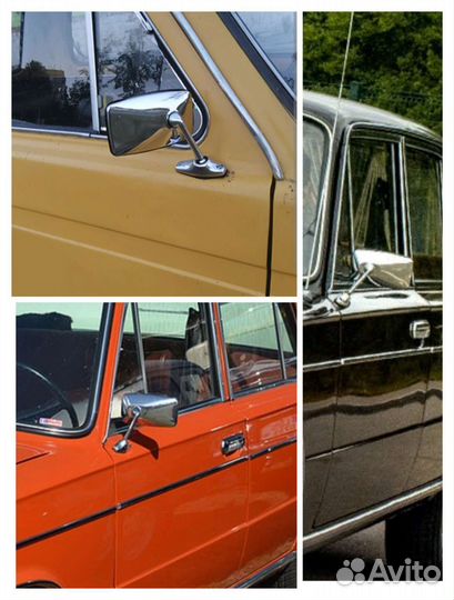 Хром зеркала ваз