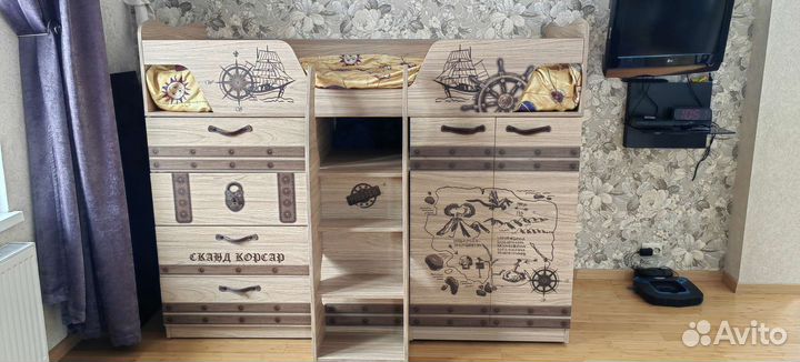 Кровать-чердак корсар