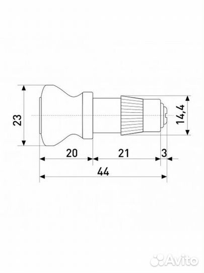 Заглушка для рейлинга 2 шт